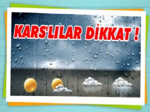 Kars'lılar Hava Durumuna Bakmadan Plan Yapmayın