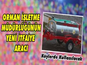 Artık Her Köyün İtfaiye Aracı Var