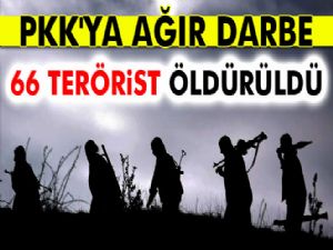 66 Pkk'lı terörist öldürüldü