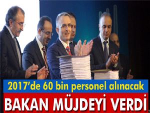 Bakan'dan Kamuya 60 Bin Personel Alınacak Müjdesi