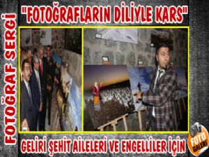 Kars'ta Şehit Aileleri Yararına Fotoğraf Sergisi