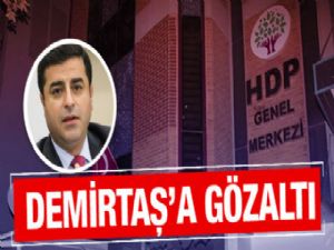 Demirtaş, Yüksekdağ ve 9 HDP'li vekil gözaltına alındı