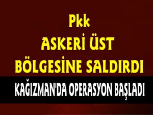 Kağızman'da Teröristlerce Üst Bölgesi'ne Taciz Ateşi