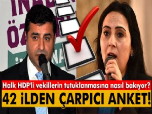 HDP'li milletvekillerinin tutuklanmasına ezici destek