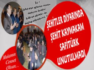 Şehitler Diyarı'nda Şehit Kaymakam Unutulmadı