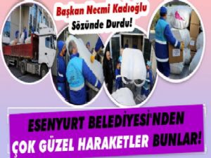 Esneyurt Belediyesi'nden Doğu'ya Yardım Tırı