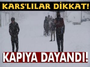 Kars'lılar Dikkat Kar Geliyor