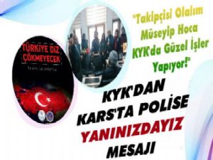 Kars KYK Polisinin Yanında