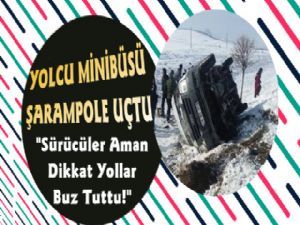 Yolcu Minibüsü Şarampole Uçtu