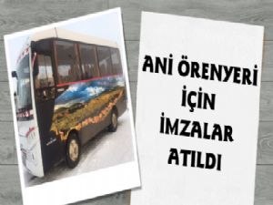 Ani'nin Servis Araçları İçin İmzalar Atıldı