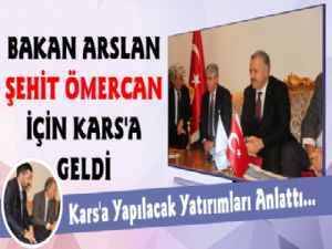 Bakan Arslan Kars'a Yapılacak Yatırımları Anlattı