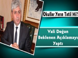 Kars'ta Okullar Yarın Tatil mi? Vali Doğan Açıkladı