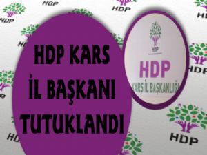 HDP Kars İl Başkanı Tutuklandı