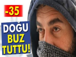 Doğu buz tuttu!