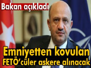 Emniyet'ten kovulan FETÖ'cüler askere alınacak