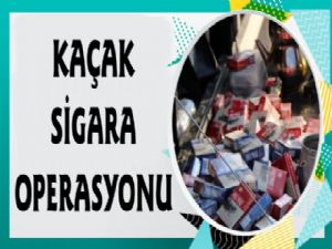 Kağızman'da Kaçak Sigara Operasyonu