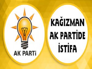 AK Parti Kağızman Gençlik Kolları Başkanı İstifa Etti