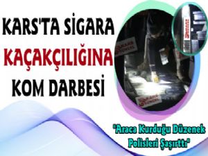 Kars Polisinden Kaçak Sigara Operasyonu