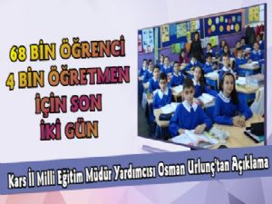 Kars'ta Eğitimin 2. Dönemi Başlıyor