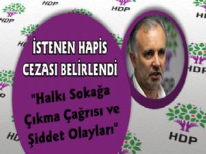 Ayhan Bilgen'e 11 yıldan 25 yıla kadar hapis istemi!