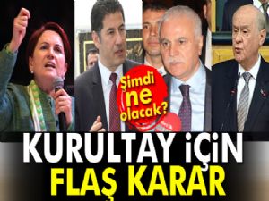 MHP kurultayı için flaş karar!