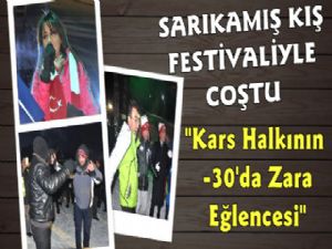 Sarıkamış Kış Festivaliyle Coştu