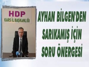 Bilgen'den Soru Önergesi!