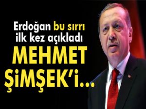 Cumhurbaşkanı Erdoğan bilinmeyen sırrı açıkladı!