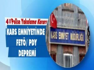 Kars'ta Polislere Bylock Operasyonu, 37 Gözaltı