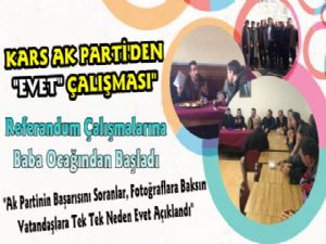 AK Parti Kars Referandum Çalışmalarına Başladı