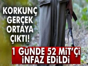 1 günde 52 MİT muhbirine infaz