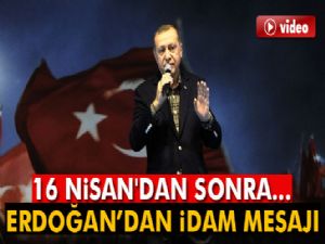 Çanakkale Zaferinin 102'nci yıl dönümünde konuşan Erdoğan'dan idam mesajı