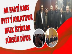 AK Parti Tüm Teşkilatlarıyla Evet İçin Sahada