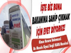 Kars Halkı Esnafıyla Emekçisiyle Devletinin Yanında