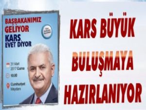 Başbakan Binali Yıldırım Kars'a Geliyor