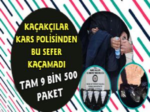 Kars Polisinden Kaçakçılara Darbe