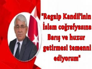 Başkan Karaçanta'nın Regaip Kandili Mesajı