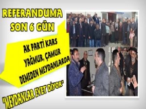 AK Parti Kars Büyük Türkiye için Evet Çalışmalarına Devam Ediyor