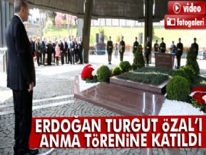 Cumhurbaşkanı Erdoğan, Turgut Özal'ı anma törenine katıldı