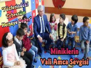 Vali Doğan, Minik Öğrencilerle Buluştu