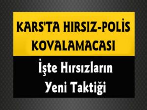 Kars'ta Kaçan Hırsızlar Polis'ten Kaçamadı