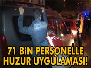 81 ilde 71 bin personelle huzur uygulaması