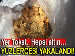 Yüzlerce altın sikke yakalandı! Aralarında Askerler var