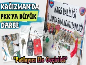 Kars'ta El Yapımı Patlayıcı ve Mühimmat Ele Geçirildi