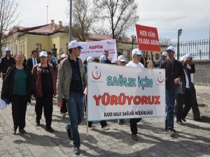 Kars Sağlık İçin Yürüdü