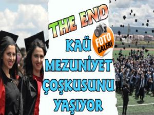 Kafkas Üniversitesi'nde Mezuniyet Coşkusu