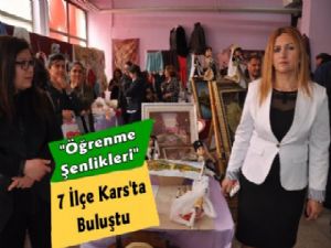 Kars'ta 7 İlçe Birlikte Sergi Açtı