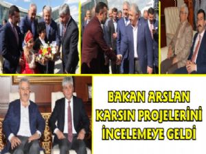 Ulaştırma Bakanı Ahmet Arslan Kars'ta