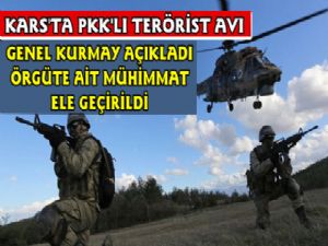 Kars'ta Örgüte Ait Mühimmat Ele Geçirildi