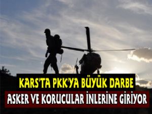 Kars'ta Pkk'nın 2 Sığınağı Bulundu